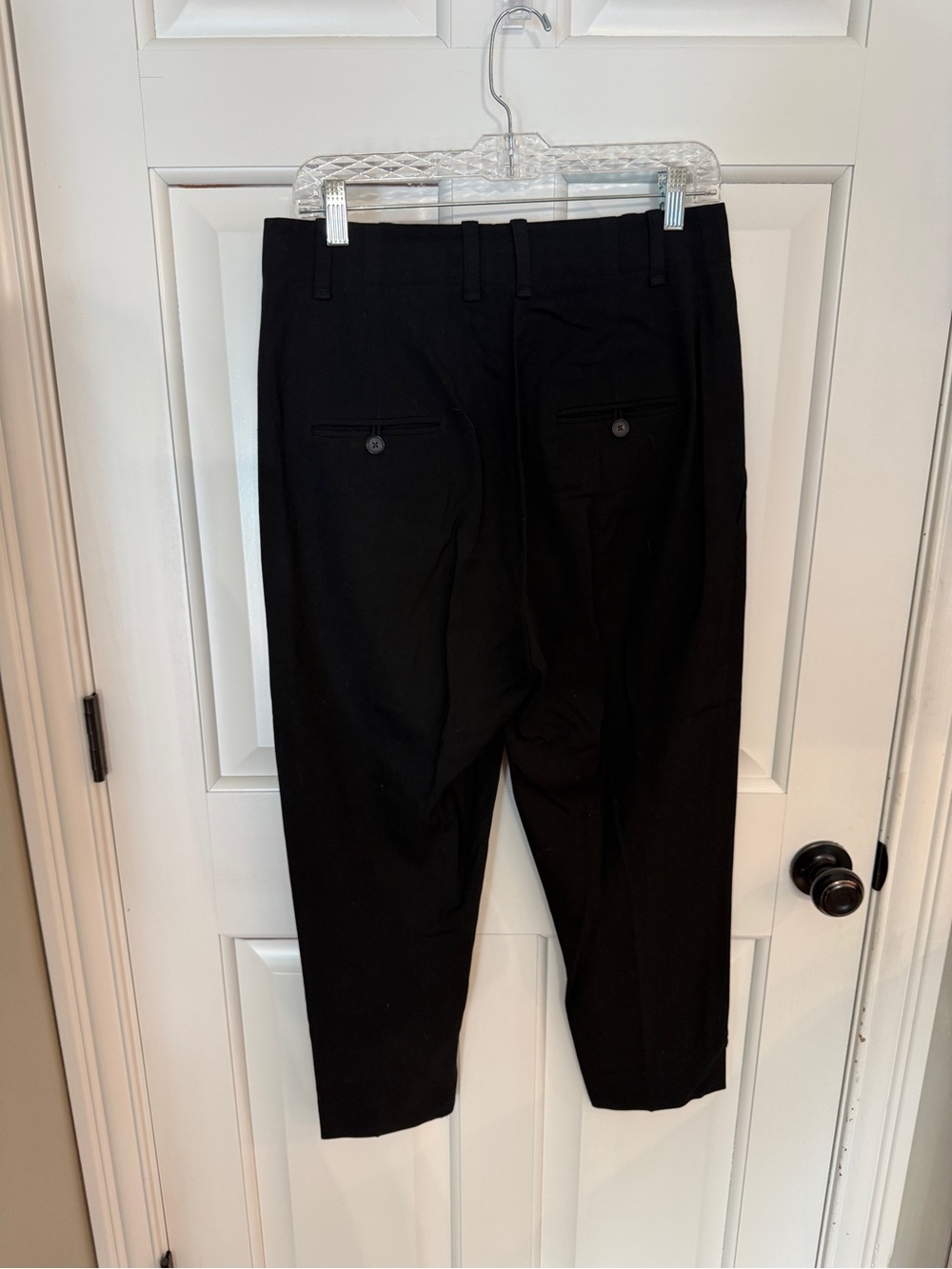 Vince Black Slim Ankle Pants Size 6 Stretch Career Office Trousers 25401 - Picture 8 of 15